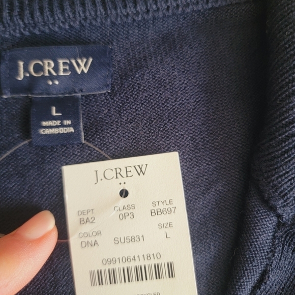 NWT J. Crew Wool-blend Sweater L - Picture 4 of 9